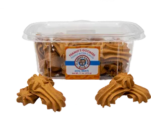 Peanut Butter Dog Treats Packaging PNG Image