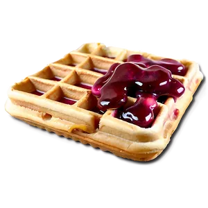 Peanut Butter Jelly Waffles Png Umq34 PNG Image