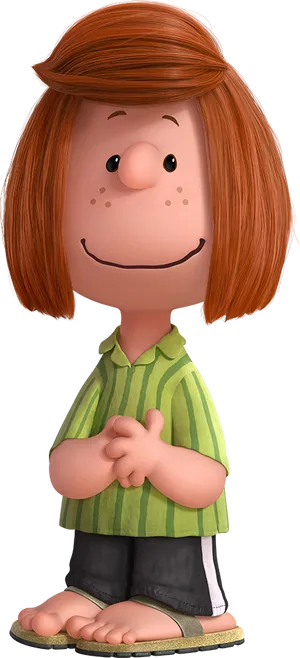 Peanuts Character Smiling PNG Image