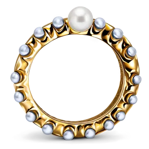 Pearl Accent Rings Png Hig93 PNG Image