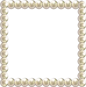 Pearl Frame Border PNG Image