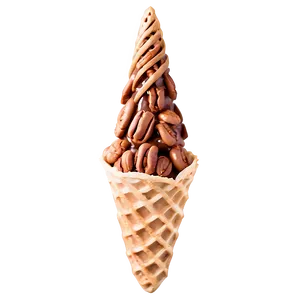 Pecan Waffle Cone Png Yjw PNG Image