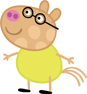 Pedro Pony Peppa Pig Character PNG Image