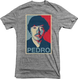 Pedro T Shirt Design PNG Image