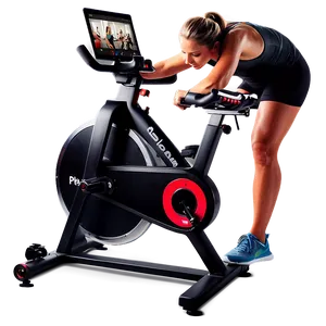 Peloton Ultimate Exercise Bike Png Qac68 PNG Image