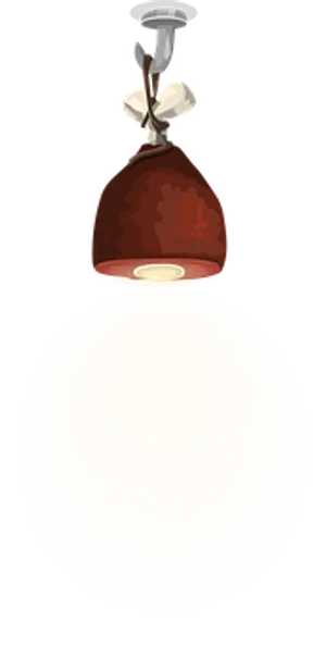 Pendant Lamp Illumination Dark Background PNG Image