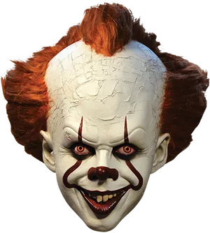 Pennywise Clown Mask PNG Image