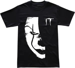 Pennywise Graphic Tee Design PNG Image