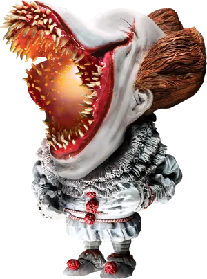 Pennywise Monster Transformation PNG Image