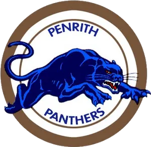 Penrith Panthers Logo Circle PNG Image