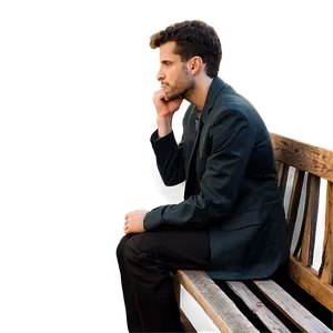 Pensive Person PNG 05232024 PNG