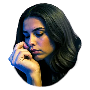 Pensive Person PNG 11 PNG