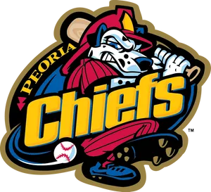 Peoria Chiefs Baseball Team Logo PNG Image