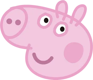 Peppa Pig Cartoon Character PNG Image