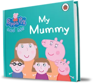 Peppa Pig My Mummy Book Cover PNG Image