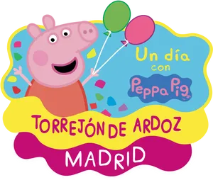 Peppa Pig Torrejonde Ardoz Madrid Event PNG Image