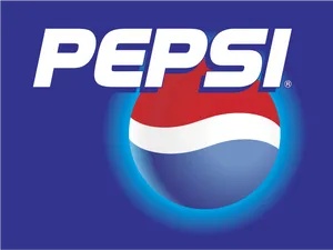 Pepsi Logo Blue Background PNG Image