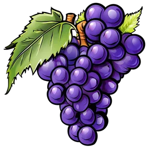 Perfect Grape Illustration Png Nsi73 PNG Image