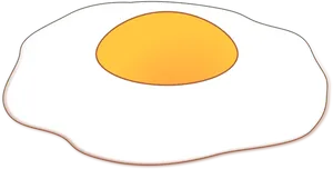 Perfectly Fried Egg Illustration.png PNG Image