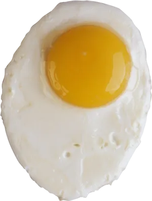 Perfectly Fried Egg Top View.png PNG Image