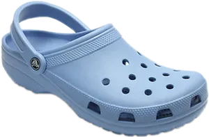 Periwinkle Blue Clog Sandal PNG Image