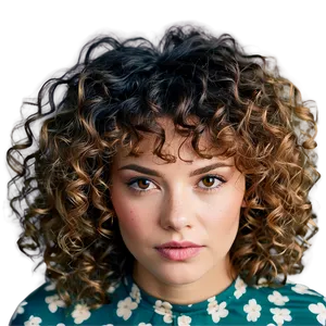 Perm Hair Inspiration Png 1 PNG Image