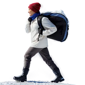 Person Walking In Snow Png 33 PNG Image