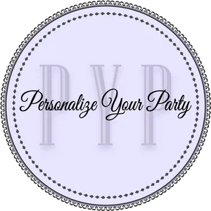 Personalize Your Party Logo PNG Image