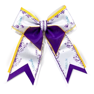 Personalized Cheer Bow Png 5 PNG Image