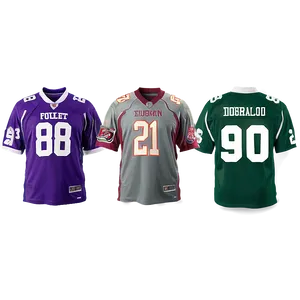 Personalized Football Jersey Png 12 PNG Image