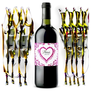 Personalized Wedding Wine Label Png Qqb PNG Image