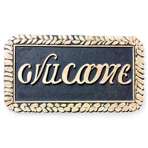 Personalized Welcome Mat Png Lvv39 PNG Image