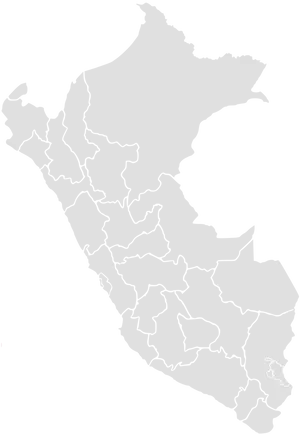 Peru Administrative Divisions Outline PNG Image