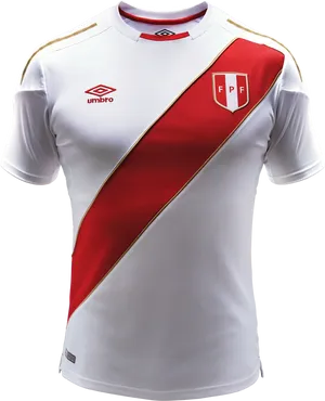 Peru National Football Team Jersey PNG Image