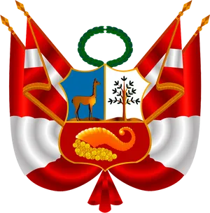 Peruvian Coatof Arms Graphic PNG Image