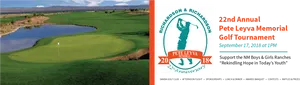 Pete Leyva Memorial Golf Tournament Banner PNG Image