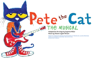 Pete The Cat Musical Promo PNG Image