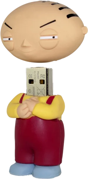 Peter Griffin U S B Drive Figure PNG Image