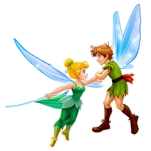 Peter Pan And Tinkerbell Png Eql59 PNG Image