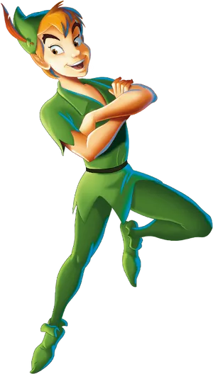 Peter Pan Disney Character PNG Image