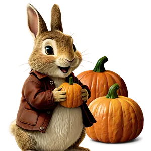 Peter Rabbit And The Pumpkin Patch Png Gxo70 PNG Image