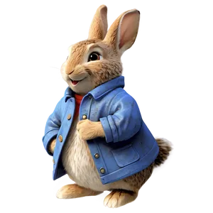 Peter Rabbit In Blue Jacket Png 06262024 PNG Image