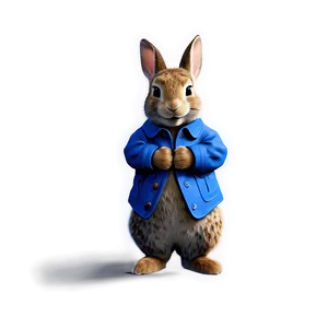 Peter Rabbit In Blue Jacket Png Lco25 PNG Image