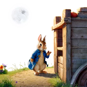 Peter Rabbit In The Moonlight Png 48 PNG Image