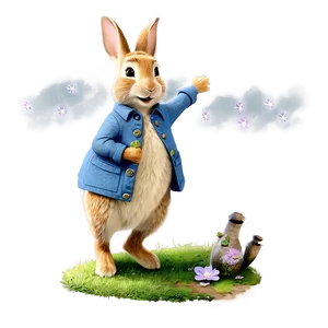 Peter Rabbit Under The Stars Png Qbt PNG Image