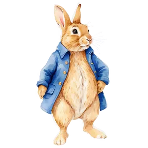 Peter Rabbit Watercolor Art Png 41 PNG Image