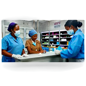 Pharmaceutical Workers Png Irf2 PNG Image