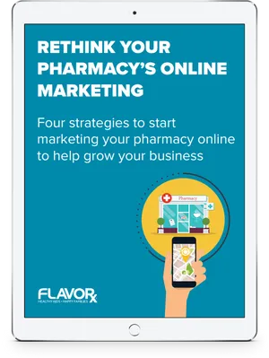 Pharmacy Online Marketing Strategies Tablet Display PNG Image