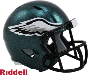 Philadelphia Eagles Football Helmet PNG Image