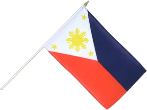 Philippine Flagon Pole PNG Image